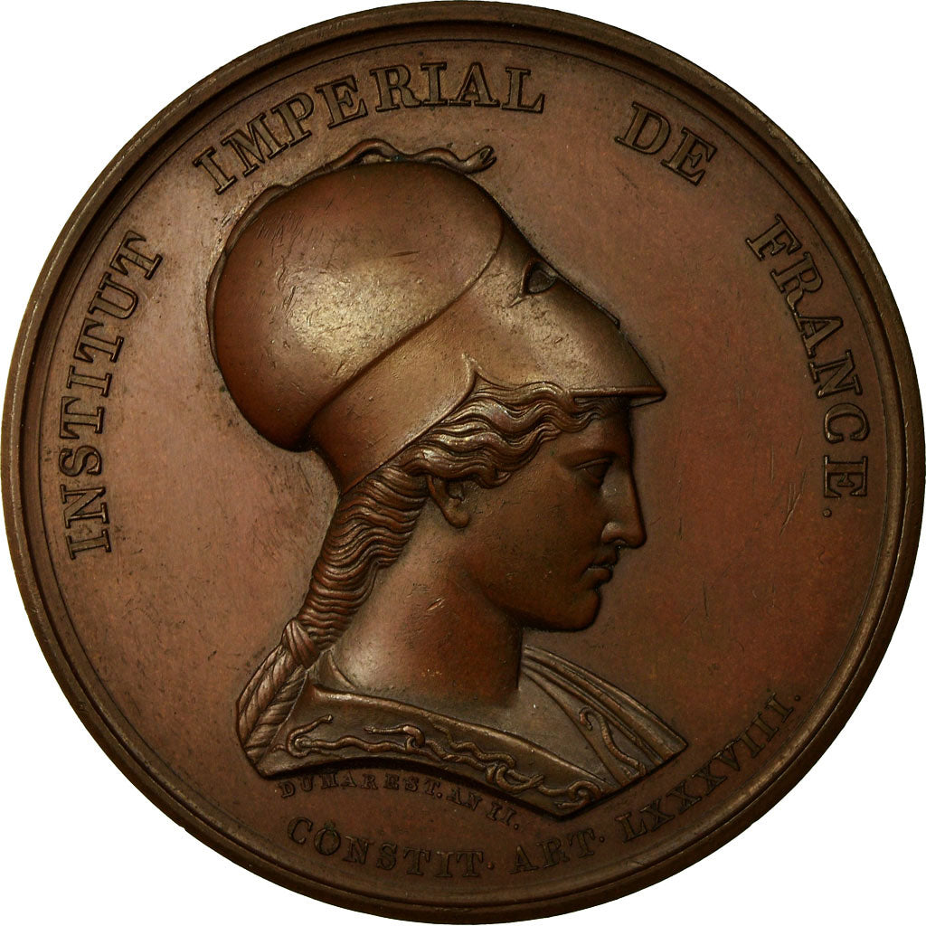 France, Medal, Institut Impérial de France, Académie des Sciences, 1859