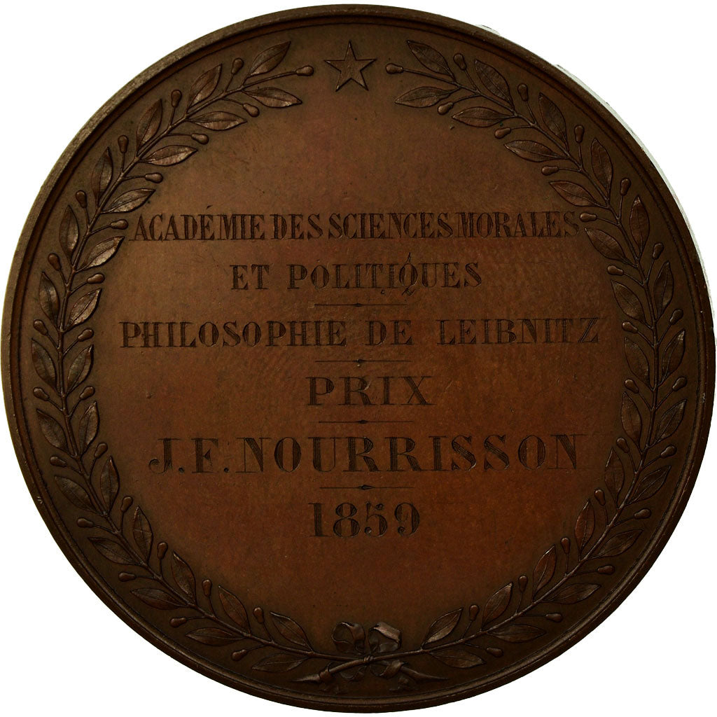 France, Medal, Institut Impérial de France, Académie des Sciences, 1859