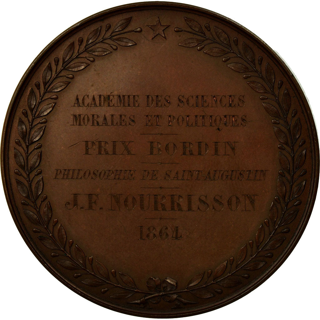 France, Médaille, Institut Impérial de France, Académie des Sciences, 1864