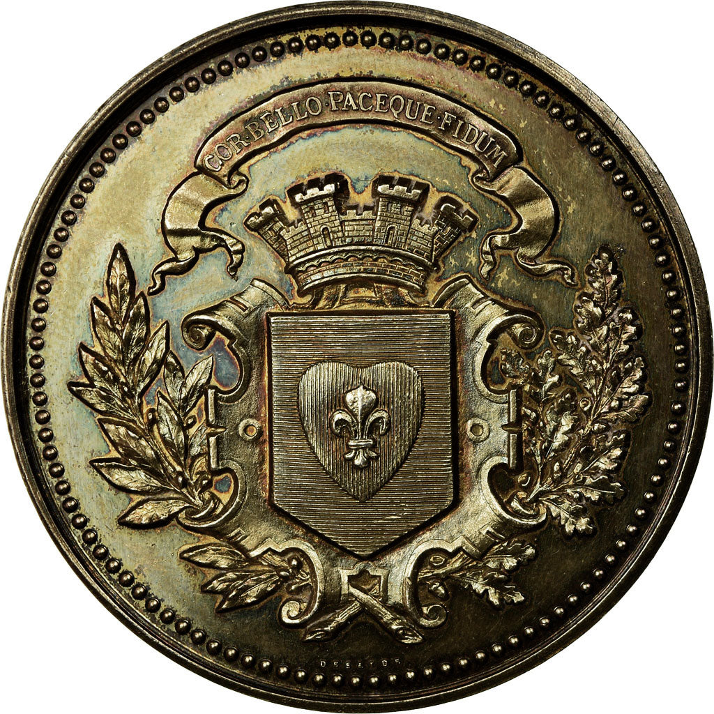 France, Médaille, Société d'Horticulture de Corbeil, Seine et Oise, 1886
