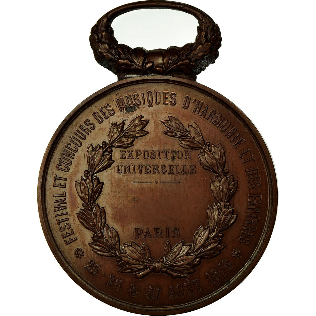 France, Medal, Festival des Musiques d'Harmonie, Exposition Universelle de