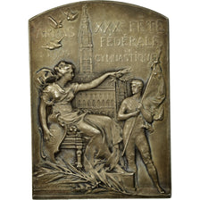Francja, Medal, XXXème Fête Fédérale de Gymnastique, Arras, 1904, Dechin