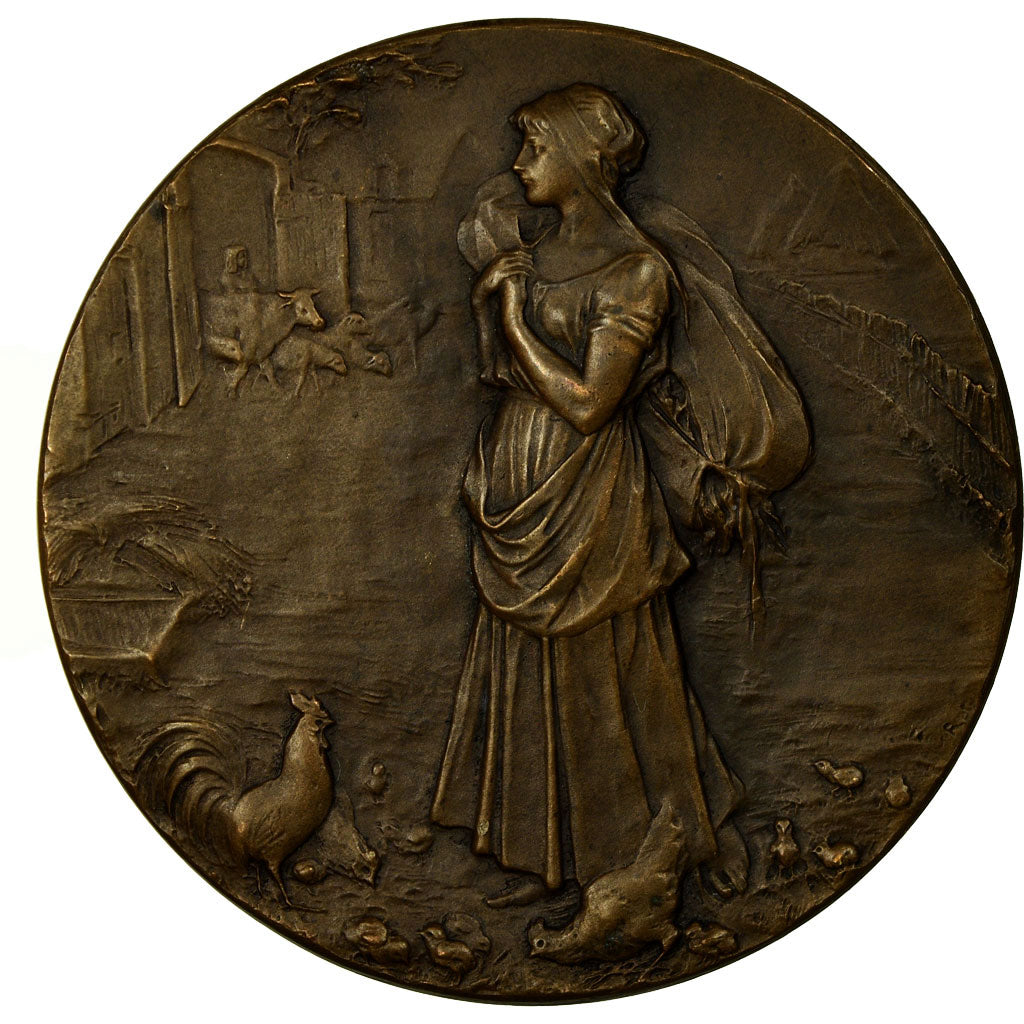 França, Medal, Comice Agricole de l'Arrondissement d'Orléans, Roty, MS(63)
