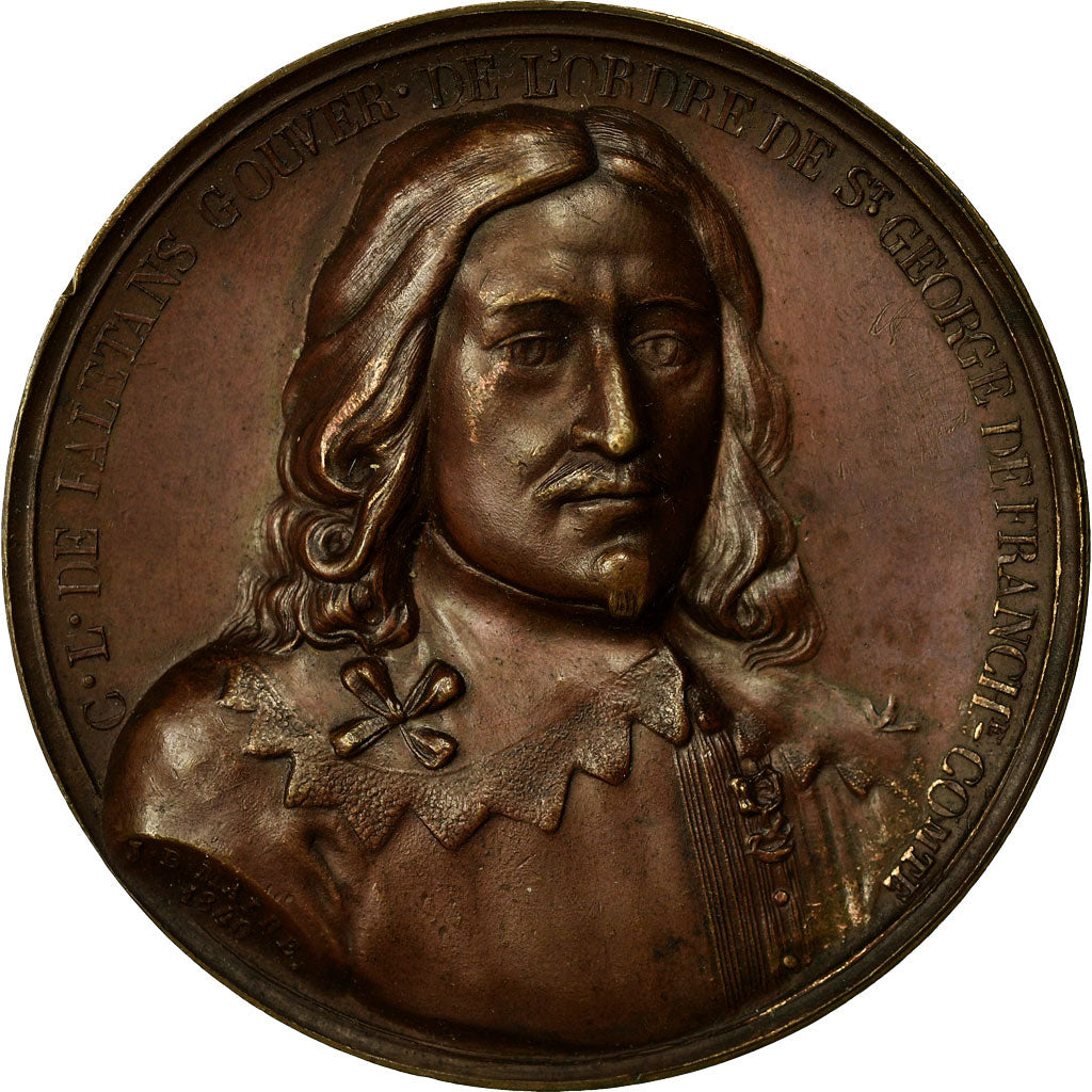 França, Medal, C.L. de Faletans, Ordre de Saint-Georges, Franche-Comté, 1840