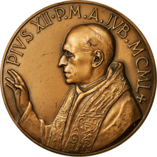 Vatican, Medal, Le Pape Pie XII, 1950, Morbiducci, MS(63), Bronze