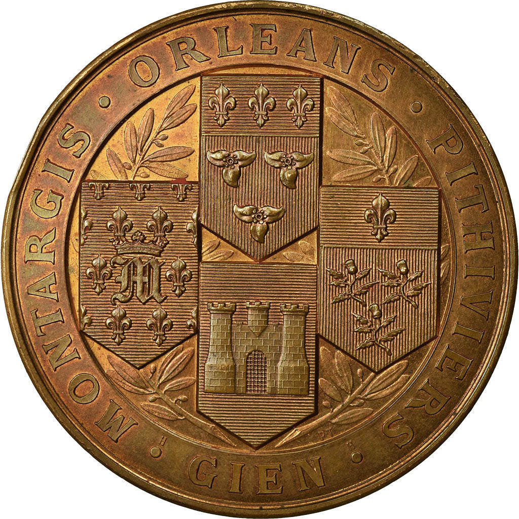 France, Medal, Syndicat des Vignerons de Gien, Concours de Greffage, 1896