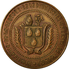 France, Medal, Distillerie de la Bénédictine, Abbaye de Fécamp, 1888