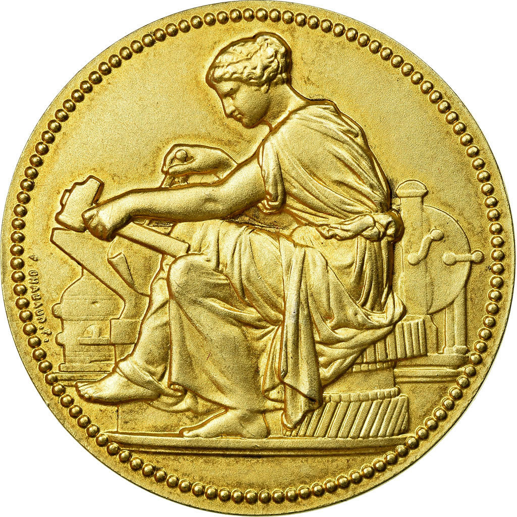 France, Medal, Société Industrielle de Rouen, Chabaud, MS(60-62), Vermeil