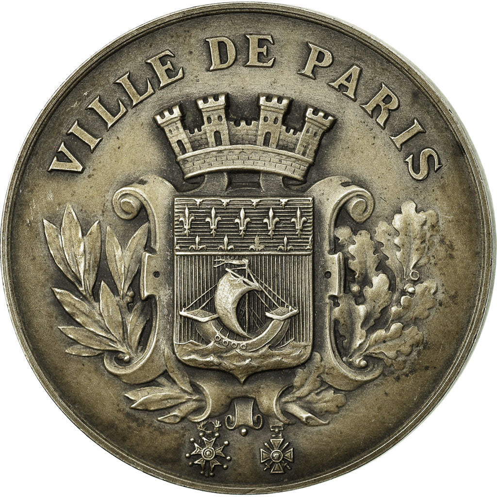 France, Médaille, Syndicat des Maitres Coiffeurs de Paris, SUP+, Argent