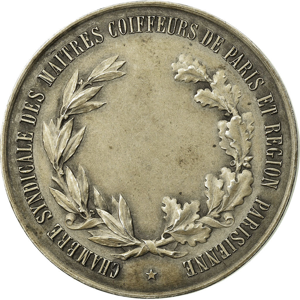 France, Médaille, Syndicat des Maitres Coiffeurs de Paris, SUP+, Argent