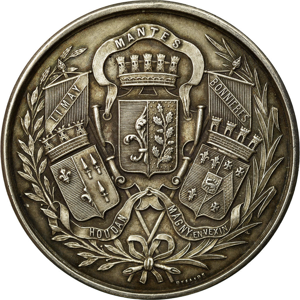 France, Medal, Société Agricole et Horticole de Mantes, Desaide, MS(60-62)