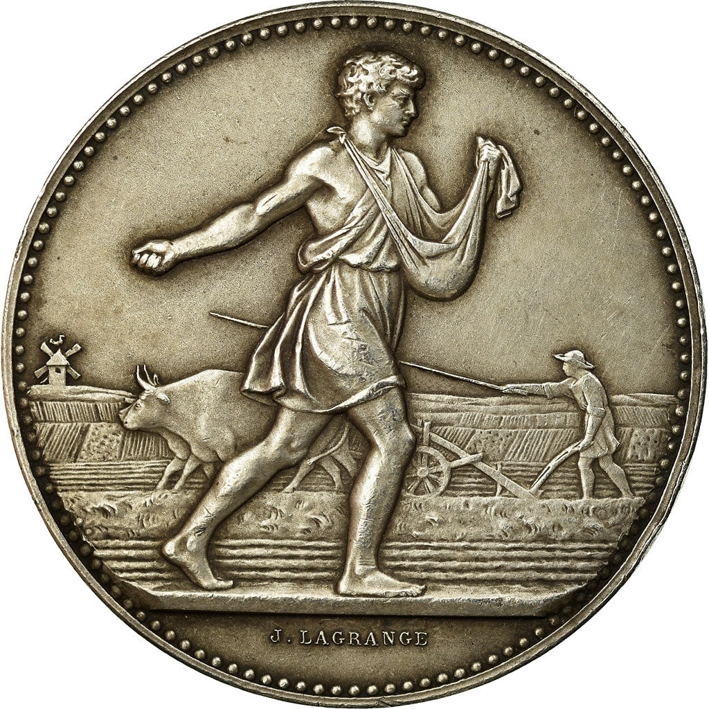France, Medal, Comice Agricole et Viticole d'Auxerre, Lagrange, AU(55-58)