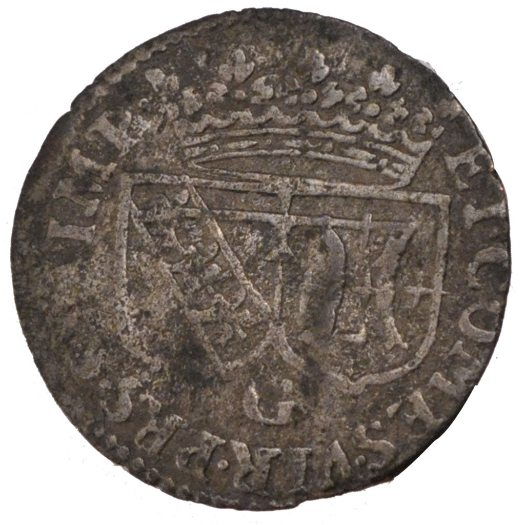 FRANCE, Gros, 490, Verdun, EF(40-45), Billon, 0.90