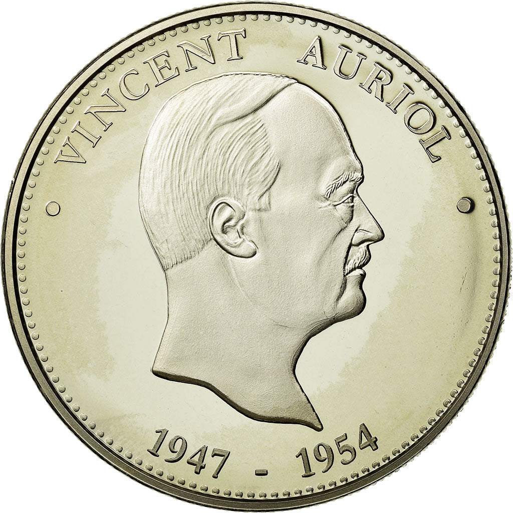 France, Médaille, Vincent Auriol, Président de la République, FDC