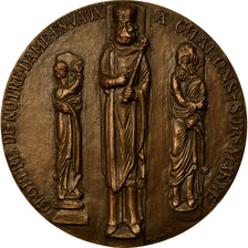 Francia, medaglia, Cloitre de Notre-Dame-en-Vaux, Châlons-sur-Marne, 1980
