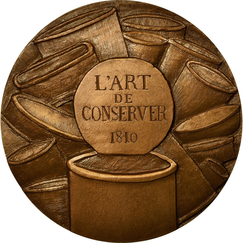 France, Medal, Nicolas Appert, Inventeur, L'art de Conserver, 1973, Bernstein