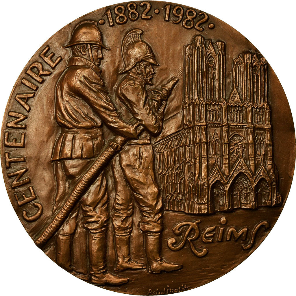 France, Medal, Centenaire de la Fédération Nationale des Sapeurs Pompiers