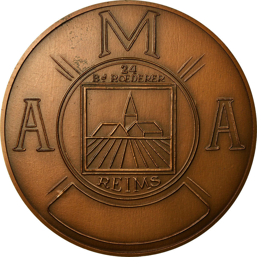 France, Medal, Assurances Mutuelles Agricoles, Reims, 1983, Irolla, MS(63)