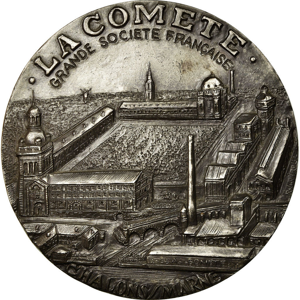 France, Medal, Centenaire de l'Union de Brasseries, La Comète, 1982, Irolla