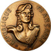 France, Medal, Marianne, République Française, Chavanon, AU(50-53), Bronze