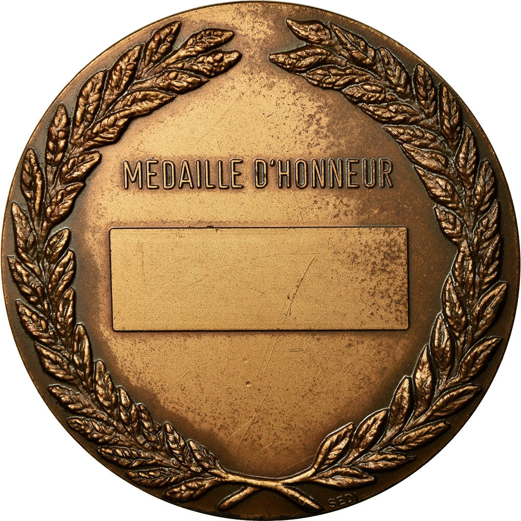 France, Medal, Marianne, République Française, Chavanon, AU(50-53), Bronze