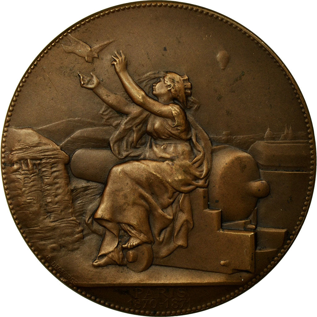 Francia, medaglia, Ministère de la Guerre, Communications aériennes