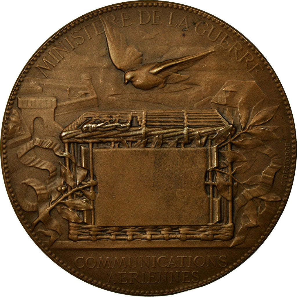 Francia, medaglia, Ministère de la Guerre, Communications aériennes
