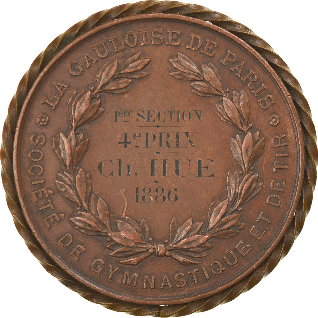 France, Medal, La Gauloise de Paris, Société de Gymnastique et de tir, Sports