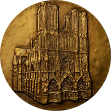 France, Medal, Don du Sang, Reims, MS(60-62), Bronze