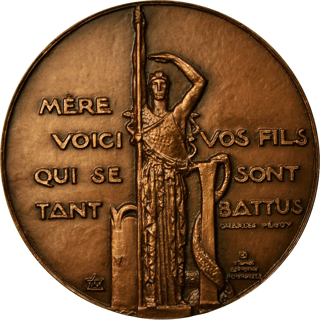 France, Médaille, Anciens Combattants et Victimes de Guerre, 1977, SPL, Bronze