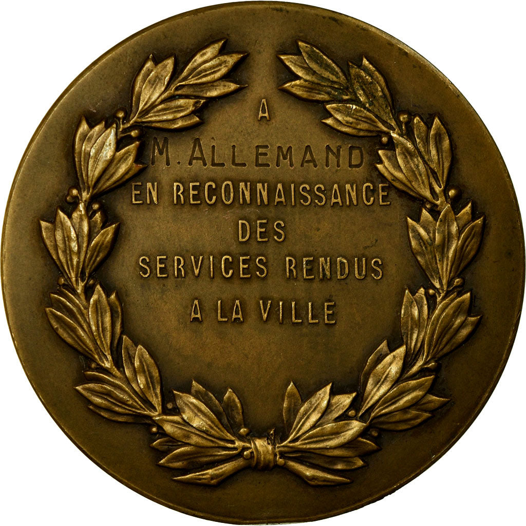 France, Medal, Ville de Courbevoie, Hauts-de-Seine, AU(55-58), Bronze
