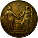 France, Medal, La ville de Paris, 1880, Dupuis.D, VF(30-35), Copper