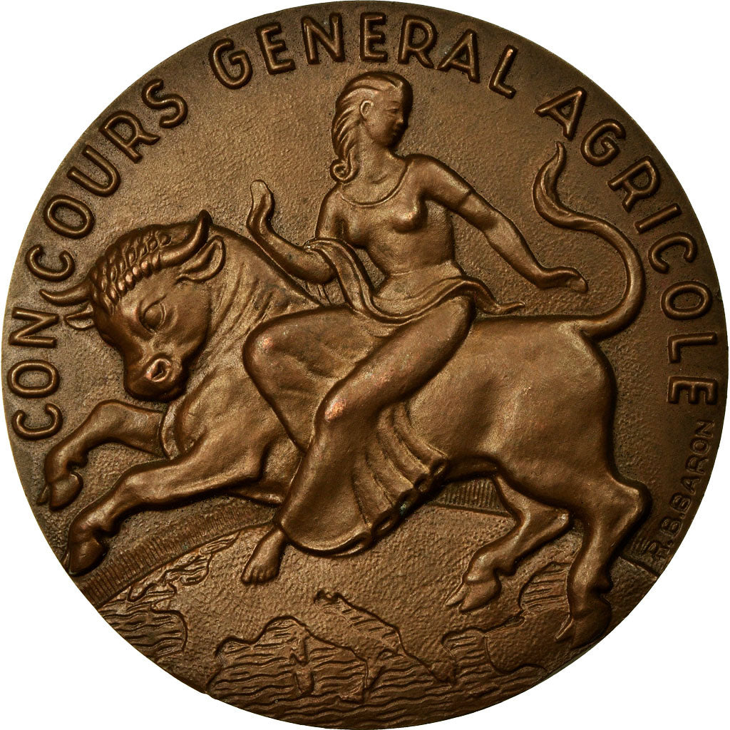 France, Medal, Semaine de l'Agriculture, Paris, 1959, Baron, MS(63), Bronze