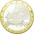 Francia, medalla, 10 ans de l'Euro, 2009, FDC, Copper Gilt