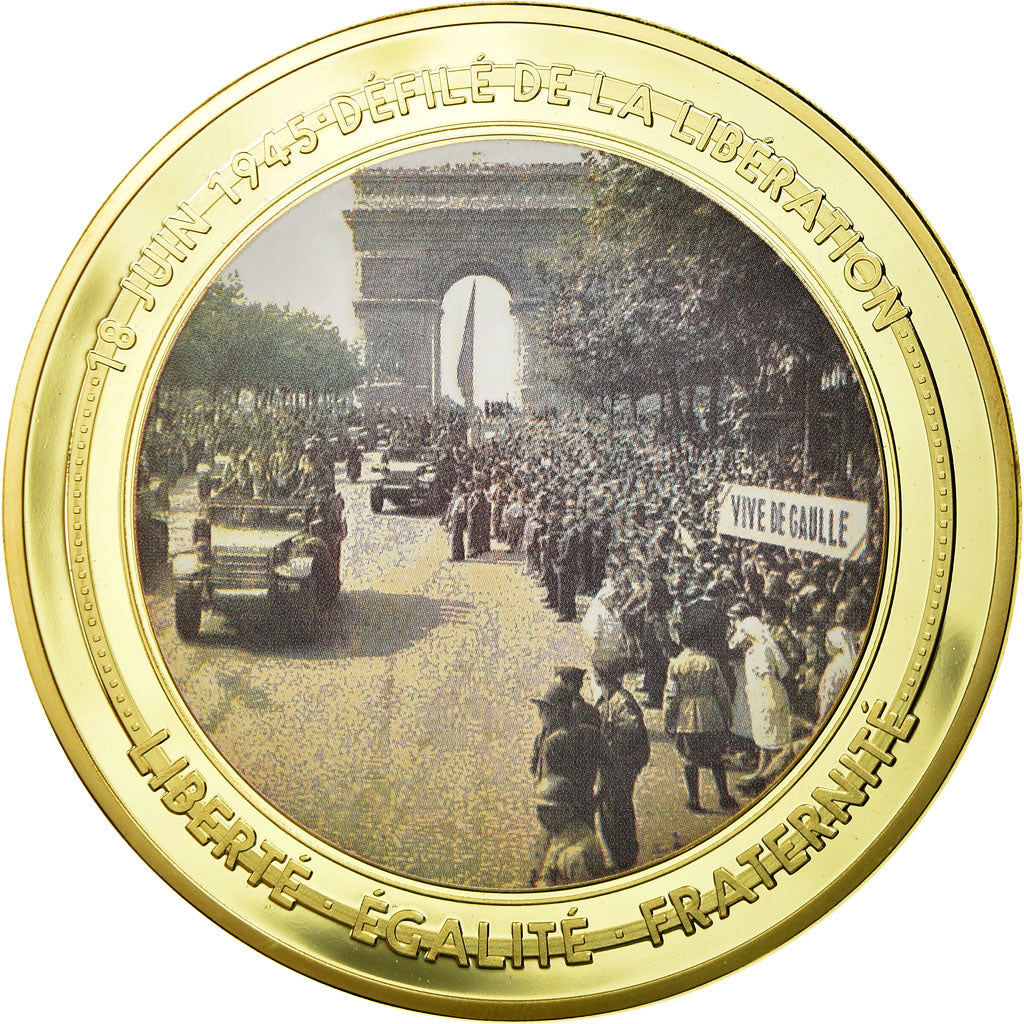 Frankreich, Medaille, 70ème Anniversaire Fin de la 2ème Guerre Mondiale, 2015