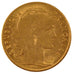 FRANCE, Marianne, 10 Francs, 1912, Paris, KM #846, AU(50-53), Gold, Gadoury...
