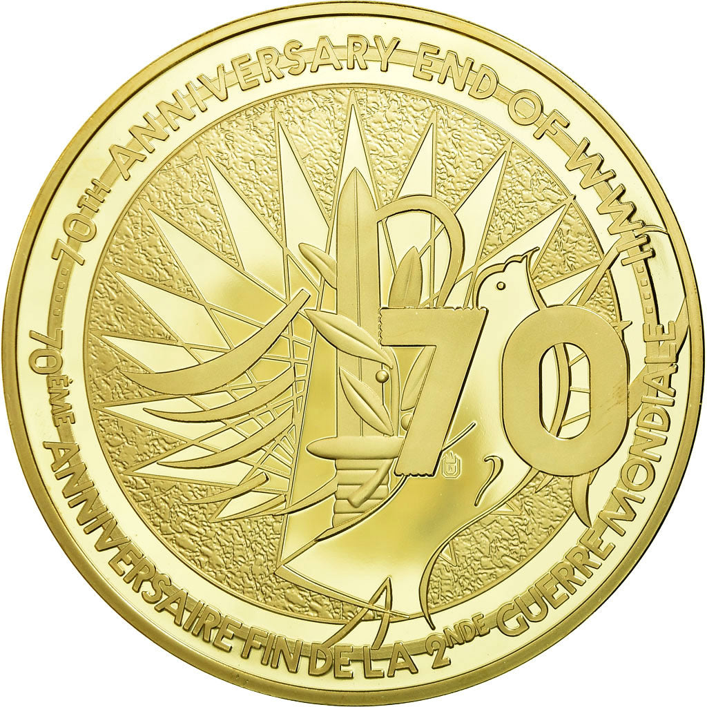 Francja, Medal, 70ème Anniversaire Fin de la 2ème Guerre Mondiale, 2015