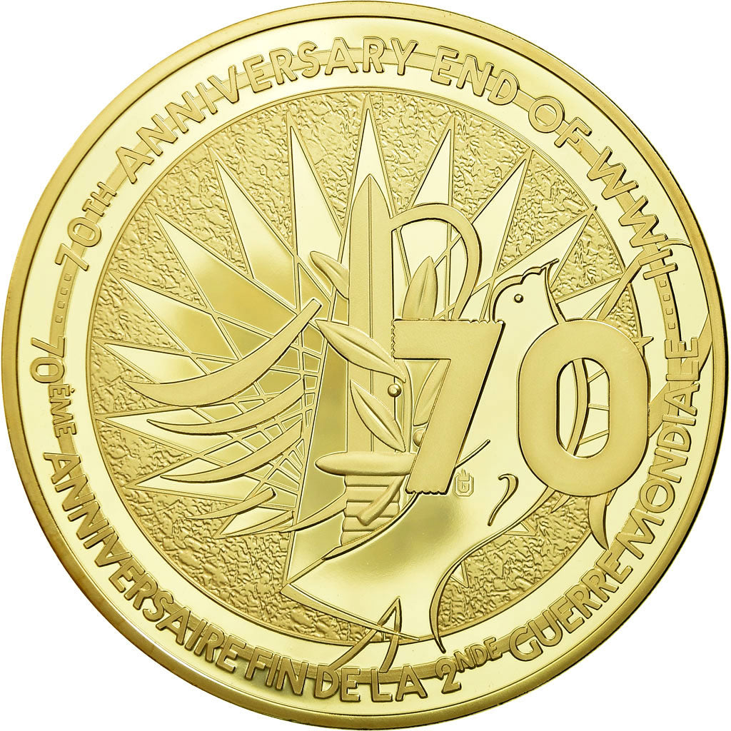 Frankrijk, Medaille, 70ème Anniversaire Fin de la 2ème Guerre Mondiale, 2015