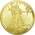 Francia, medalla, Reproduction Twenty Dollars Liberty, 2012, FDC, Copper Gilt