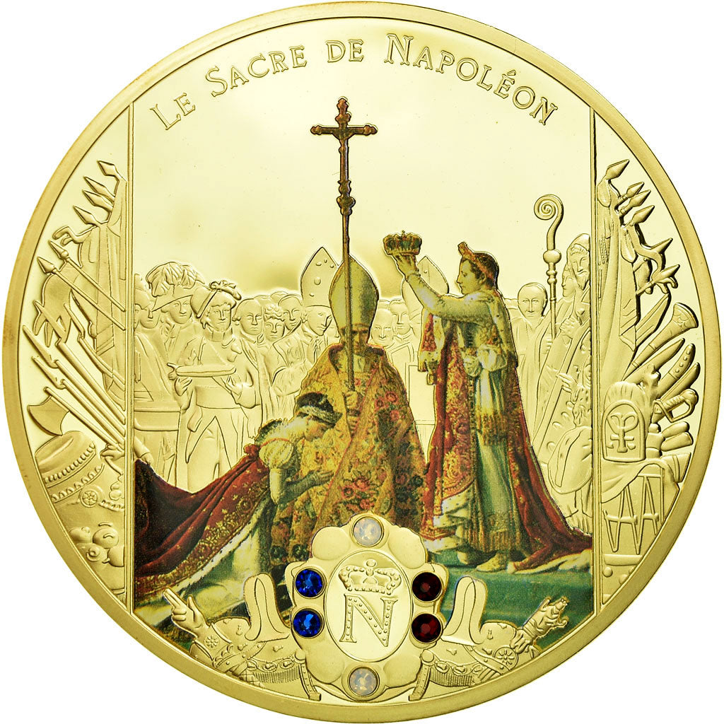 France, Medal, Le sacre de Napoléon Ier par Pie VII, 2014, MS(65-70), Copper