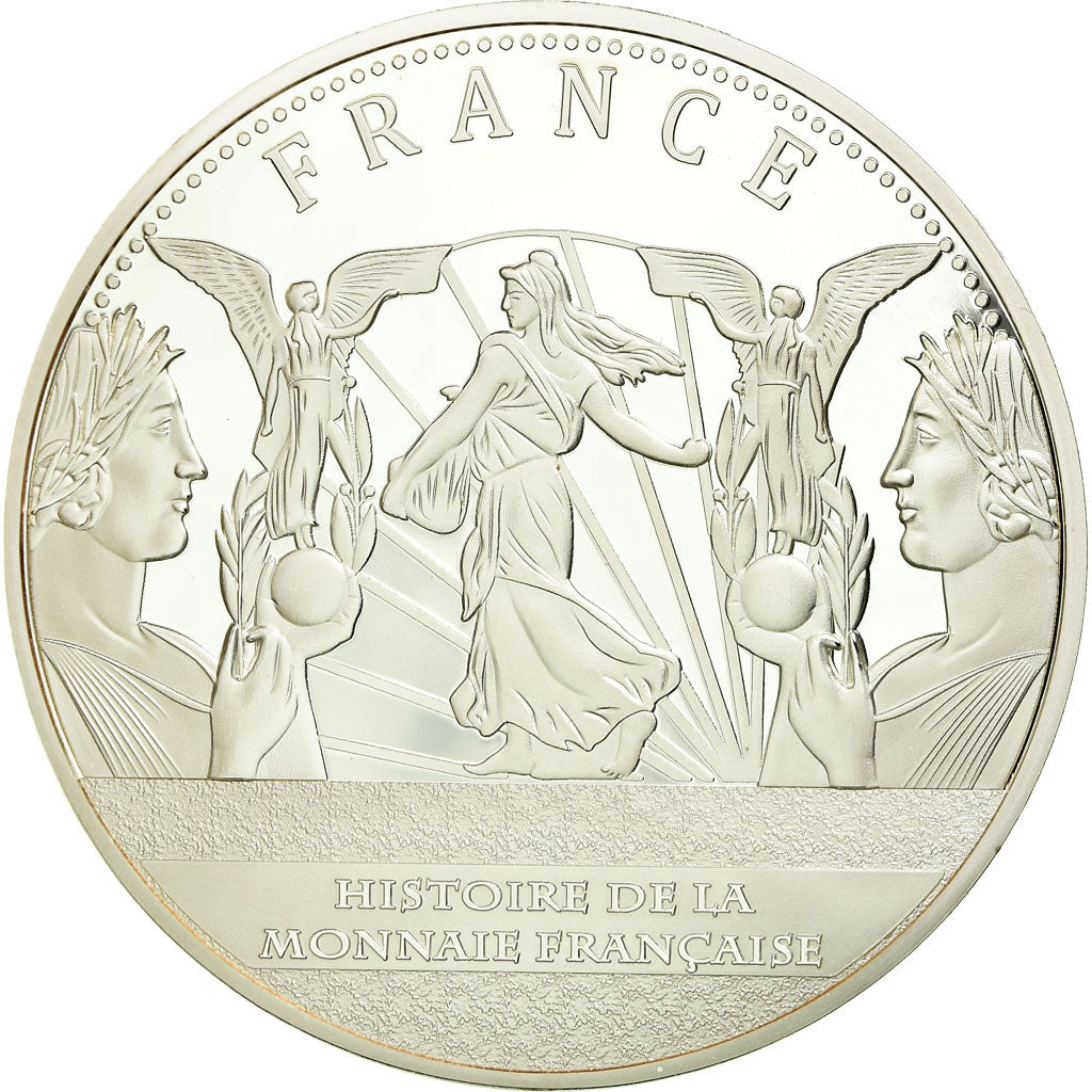 France, Medal, Reproduction du Franc à Cheval, Jean II le Bon, MS(65-70)
