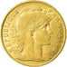 Moneda, Francia, Marianne, 10 Francs, 1908, Paris, MBC+, Oro, KM:846