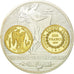 França, Medal, Reproduction 100 Francs Génie, 1887, MS(65-70), Cobre Dourado