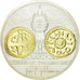 France, Médaille, Reproduction du Denier de Charlemagne, FDC, Copper Gilt
