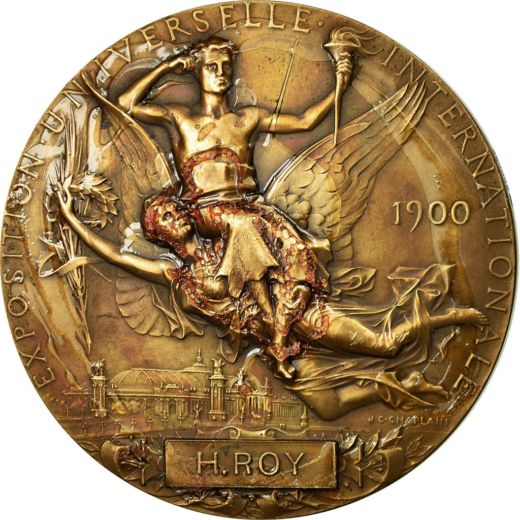 France, Medal, Exposition Universelle Internationale de Paris, 1900, Chaplain