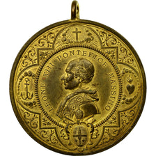 Vaticano, Medal, Léon XIII, Jubilé, Rome, 1893, AU(50-53), Bronze Dourado