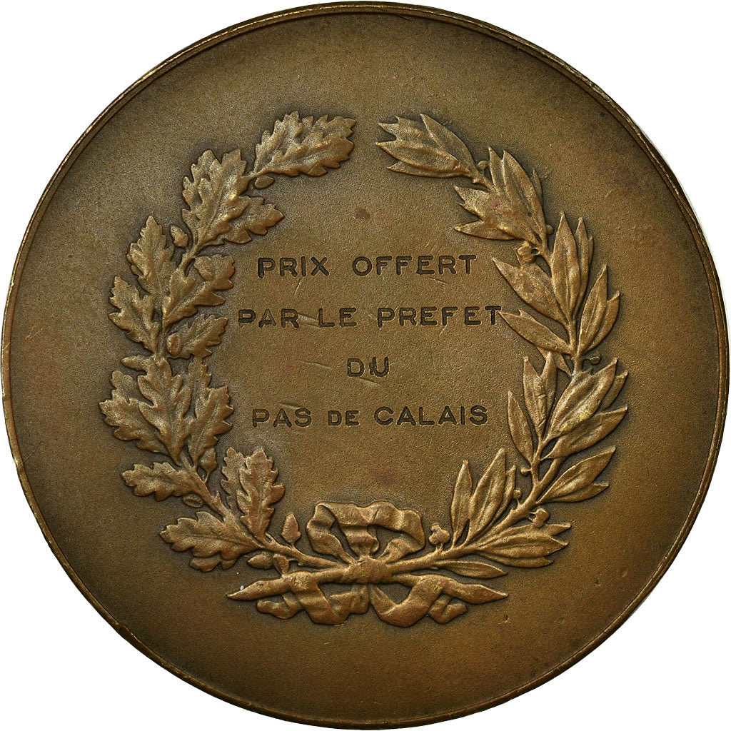France, Medal, Course d'Aviron, Offert par le Préfet du Pas-de-Calais