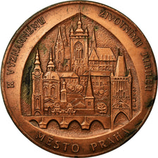 Czechoslovakia, Medal, Mesto Praha, Prague, 1967, Bilek, EF(40-45), Bronze
