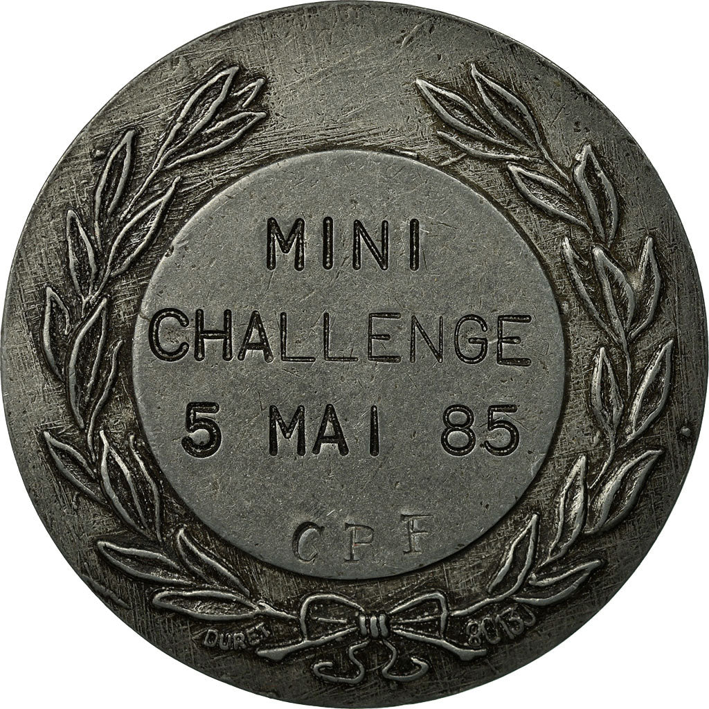 France, Medal, Mini Challenge, CRF, Apollon, 1985, MS(60-62), Tin