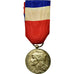 France, Industrie-Travail-Commerce, Medal, Very Good Quality, Silvered bronze